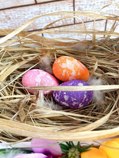 Ящик "В гнезде" для продуктов пасхального стола